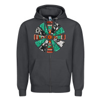 Smoke western windmill Zipper Hoodie - Jasminsmagicworld