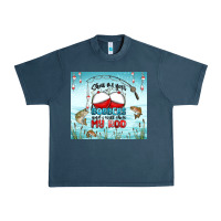 Midnight Navy show me your bobbers and i will show my rod Urban Heavy Tee - MaliasSmallBusiness