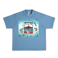 Pebble Blue show me your bobbers and i will show my rod Urban Heavy Tee - MaliasSmallBusiness