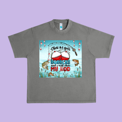 Show Me Your Bobbers And I Will Show My Rod Urban Heavy Tee Designed By Maliassmallbusiness