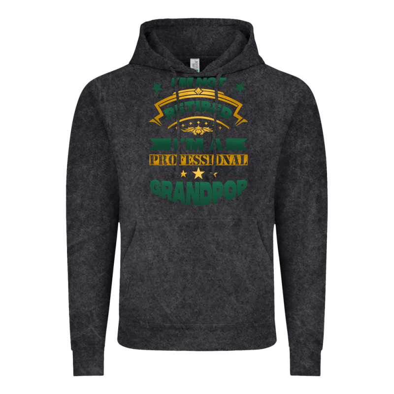 I'm Not Retired I'm A Professional Grandpop Vintage Hoodie by Jasminsmagicworld | Teevron