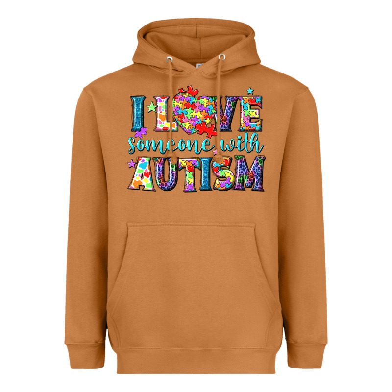 I Love Someone With Autism Heavyweight Hoodie by NancyCooperArtShop | Teevron