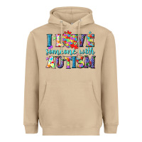 Mushroom I love someone with Autism Heavyweight Hoodie - NancyCooperArtShop