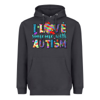 Smoke I love someone with Autism Heavyweight Hoodie - NancyCooperArtShop