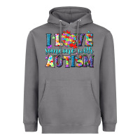 Storm I love someone with Autism Heavyweight Hoodie - NancyCooperArtShop