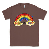 Chestnut love is love lgbtq Classic Tee - MaliasSmallBusiness