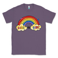 Lavender love is love lgbtq Classic Tee - MaliasSmallBusiness