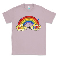 Lilac love is love lgbtq Classic Tee - MaliasSmallBusiness