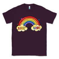 Plum love is love lgbtq Classic Tee - MaliasSmallBusiness