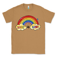 Toasted Coconut love is love lgbtq Classic Tee - MaliasSmallBusiness