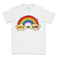 White love is love lgbtq Classic Tee - MaliasSmallBusiness