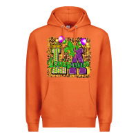 Carrot Louisiana leopard with balloons Premium Hoodie - HowdyJamesFarm