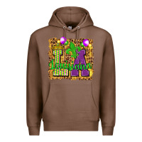 Chestnut Louisiana leopard with balloons Premium Hoodie - HowdyJamesFarm