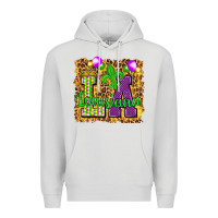 Dove Grey Louisiana leopard with balloons Premium Hoodie - HowdyJamesFarm