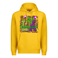 Lemon Louisiana leopard with balloons Premium Hoodie - HowdyJamesFarm