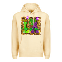Pina Colada Louisiana leopard with balloons Premium Hoodie - HowdyJamesFarm
