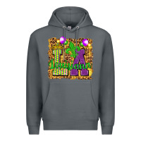 Rock Louisiana leopard with balloons Premium Hoodie - HowdyJamesFarm
