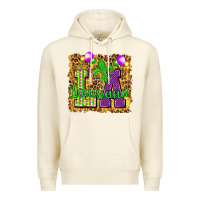 Sandshell Louisiana leopard with balloons Premium Hoodie - HowdyJamesFarm