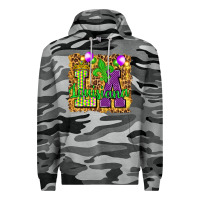 Slate Camo Louisiana leopard with balloons Premium Hoodie - HowdyJamesFarm