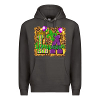 Smoke Louisiana leopard with balloons Premium Hoodie - HowdyJamesFarm