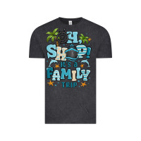 Vintage Black oh ship its a family trip Vintage Tee - MaliasSmallBusiness