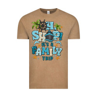 Vintage Coffee oh ship its a family trip Vintage Tee - MaliasSmallBusiness