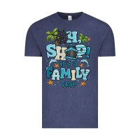 Vintage Denim oh ship its a family trip Vintage Tee - MaliasSmallBusiness
