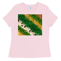 Bubblegum Pink St. Patrick's Day leopard cowhide glitter tumbler Ladies Tee - Neo Western