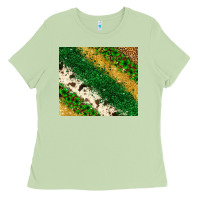 Matcha St. Patrick's Day leopard cowhide glitter tumbler Ladies Tee - Neo Western
