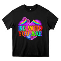 Black be who you are Heavy Core Tee - HRA Design Shop