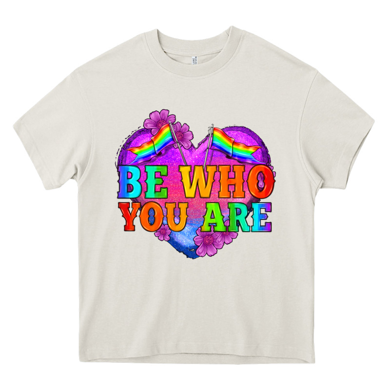 Be Who You Are Heavy Core Tee by HRA Design Shop | Teevron