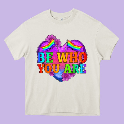 Be Who You Are Heavy Core Tee Designed By Hra Design Shop