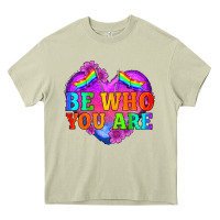 Mossy be who you are Heavy Core Tee - HRA Design Shop