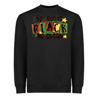 Black no sugar black no cream Heavyweight Sweatshirt - MaliasSmallBusiness