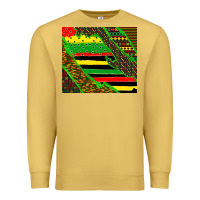 Antique Gold juneteetnh brush Premium Sweatshirt - TumblerDesignByShophia