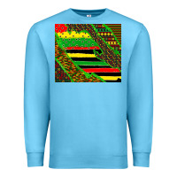 Ocean Blue juneteetnh brush Premium Sweatshirt - TumblerDesignByShophia