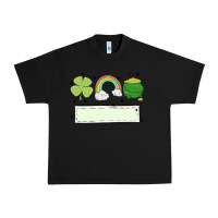 Black st patrick's trio name patch Urban Heavy Tee - MaliasSmallBusiness