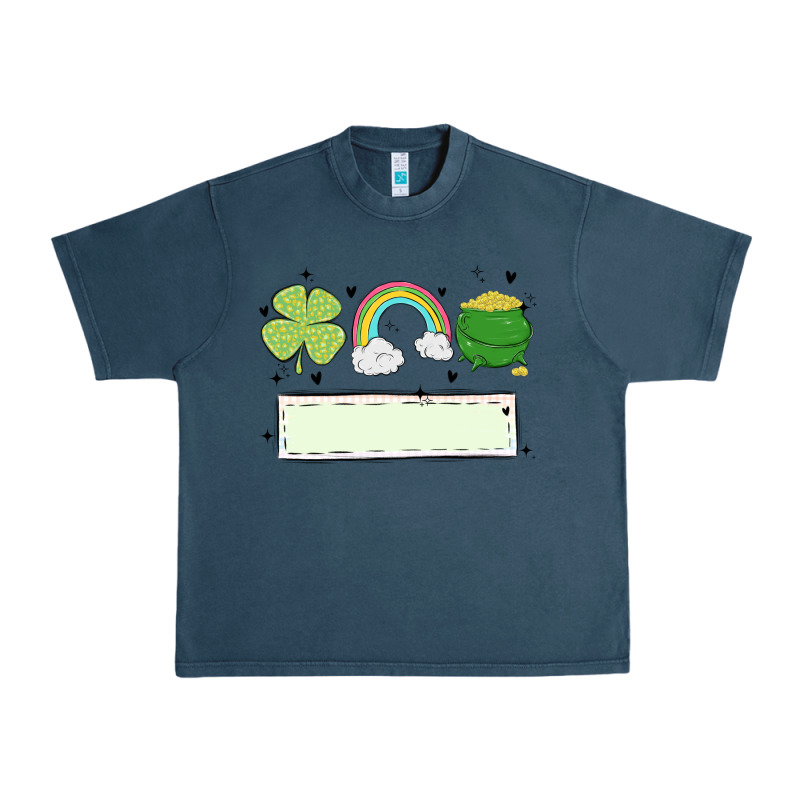 St Patrick's Trio Name Patch Urban Heavy Tee by MaliasSmallBusiness | Teevron