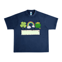 Navy st patrick's trio name patch Urban Heavy Tee - MaliasSmallBusiness