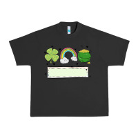 Pigment Black st patrick's trio name patch Urban Heavy Tee - MaliasSmallBusiness