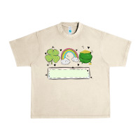Sandshell st patrick's trio name patch Urban Heavy Tee - MaliasSmallBusiness