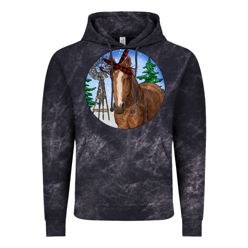 Horse Christmas Vintage Hoodie by RanaPortraitStore | Teevron