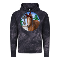 Cloud Black Horse Christmas Vintage Hoodie - RanaPortraitStore