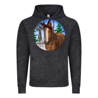 Vintage Black Horse Christmas Vintage Hoodie - RanaPortraitStore