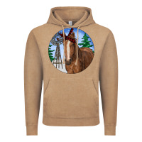 Vintage Coffee Horse Christmas Vintage Hoodie - RanaPortraitStore
