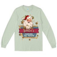 Matcha santa's coming to town Long Sleeve Tee - MaliasSmallBusiness