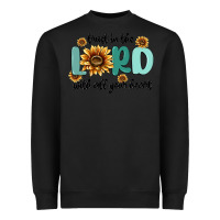 Black trust in the lord with all your heart Heavyweight Sweatshirt - MaliasSmallBusiness