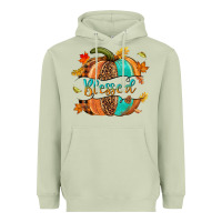Matcha Blessed pumpkin Heavyweight Hoodie - NancyCooperArtShop