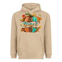 Mushroom Blessed pumpkin Heavyweight Hoodie - NancyCooperArtShop