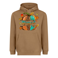 Toasted Coconut Blessed pumpkin Heavyweight Hoodie - NancyCooperArtShop